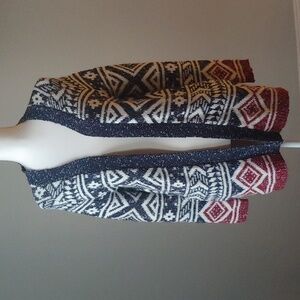 Western Vibes Oversize Knit Cardigan Sweater